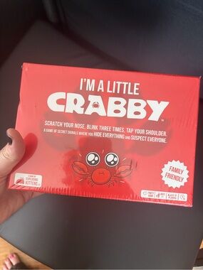 "I'm a Little Crabby" Kids Game - Red